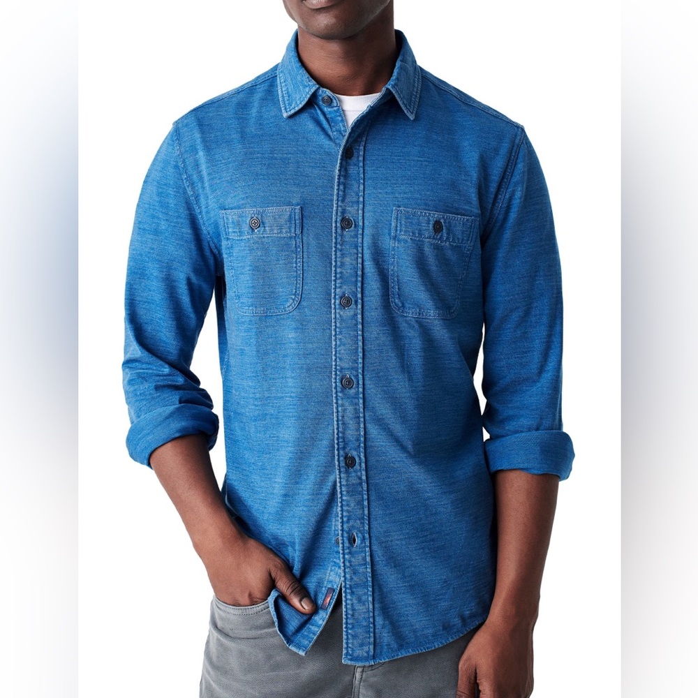 32 Degrees Cool Men’s Long Sleeve Button-Up Shirt - Size S